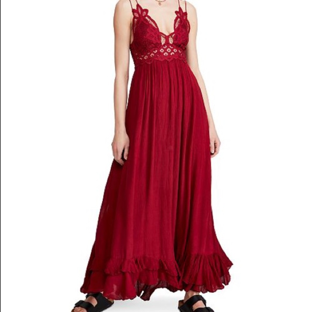 Free People Scarlet Lace Maxi Dress